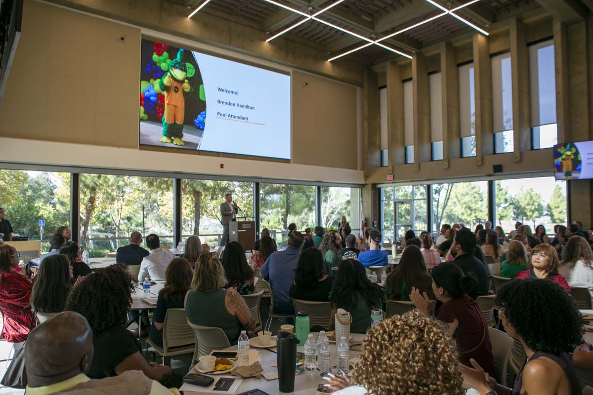 Faculty and Staff at In-Service.
