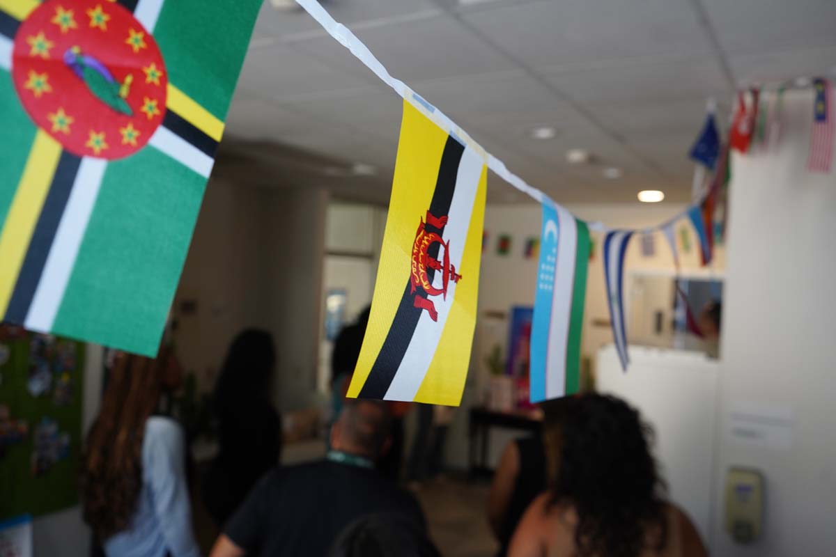 Multicultural flags