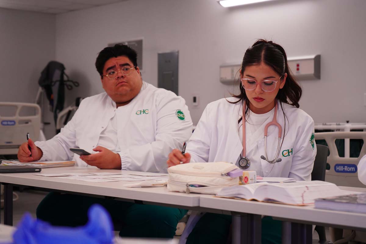 LVN Student Listening to Lecture