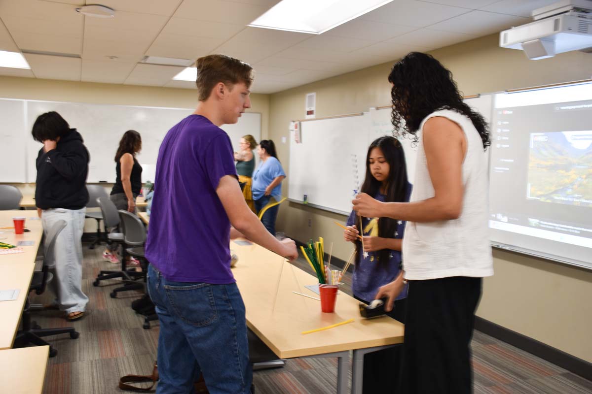 Students at Kickstart to Calculus Workshop.