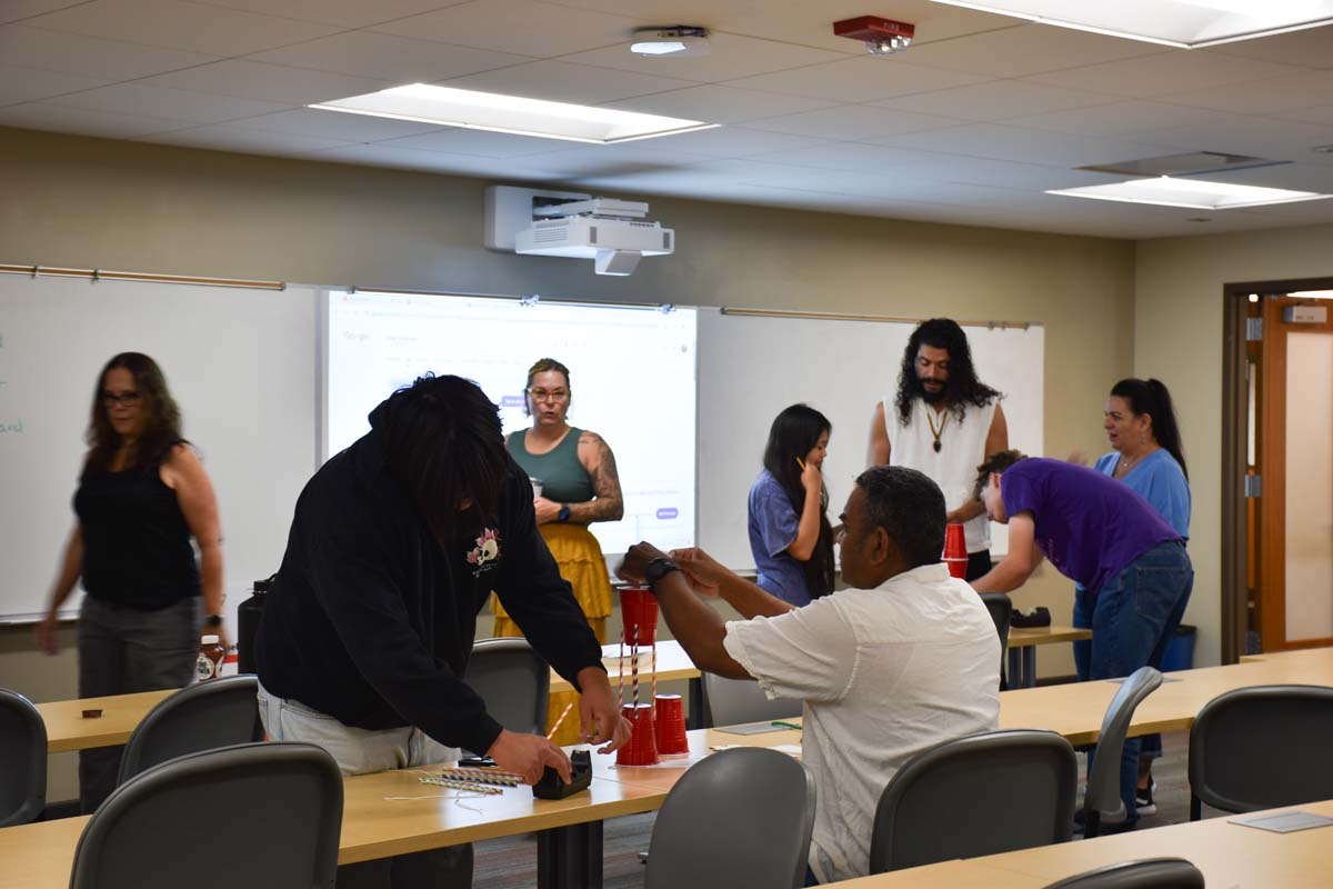 Students at Kickstart to Calculus Workshop.
