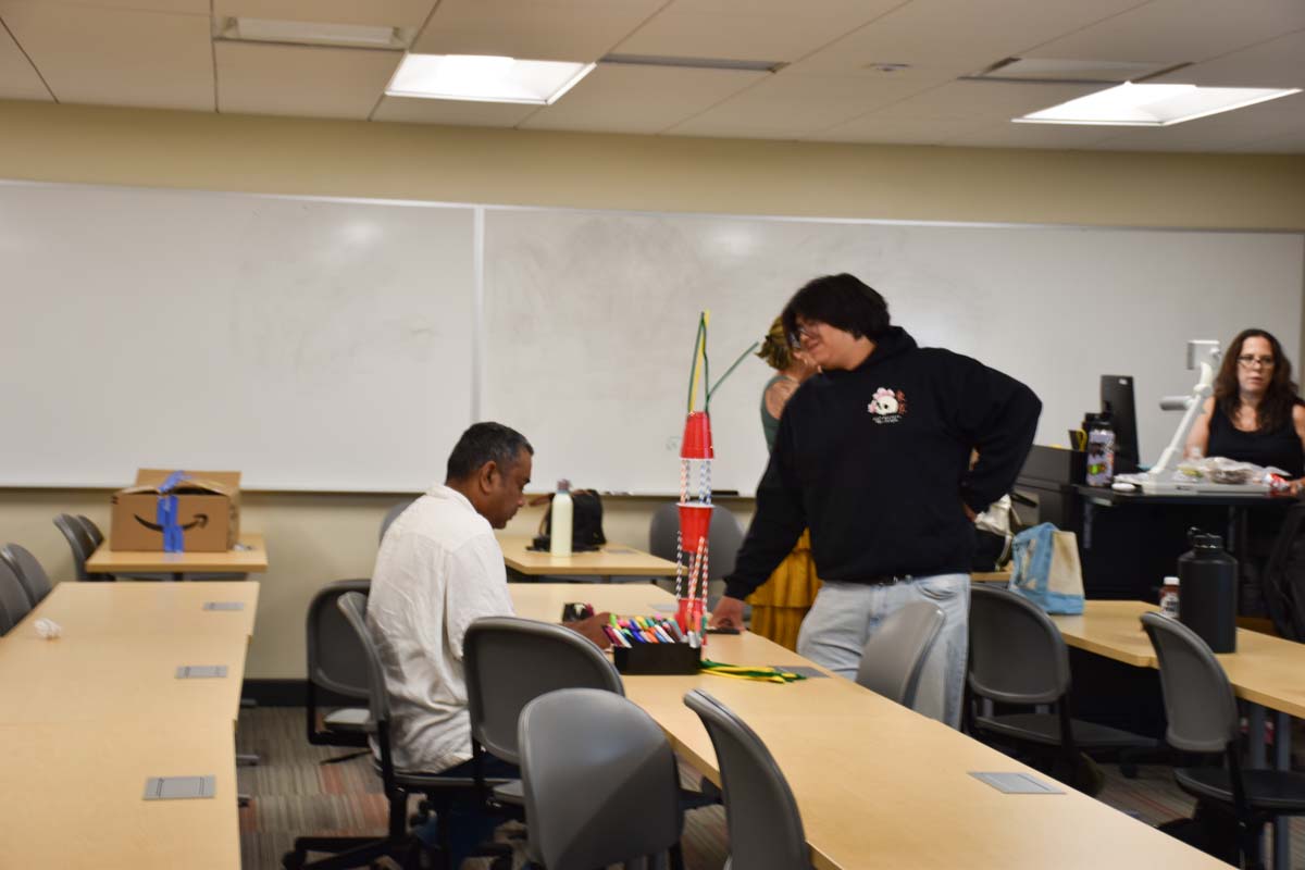 Students at Kickstart to Calculus Workshop.