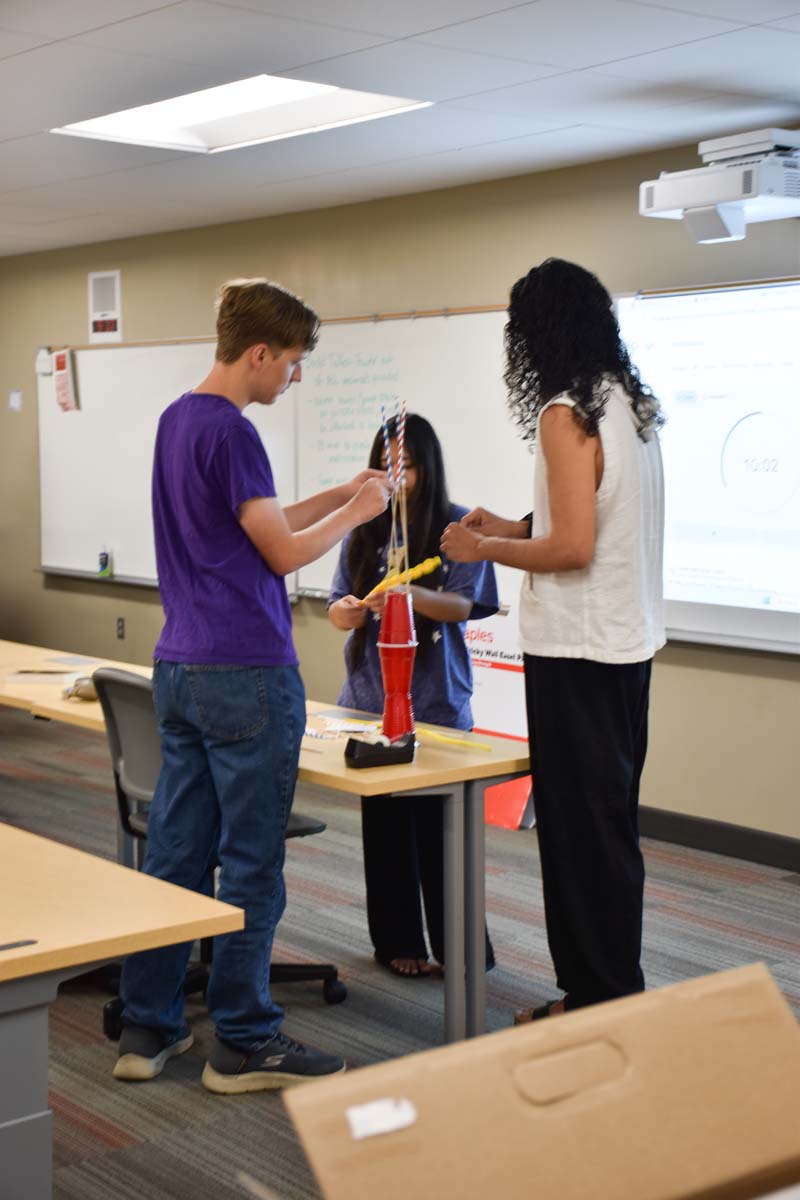 Students at Kickstart to Calculus Workshop.