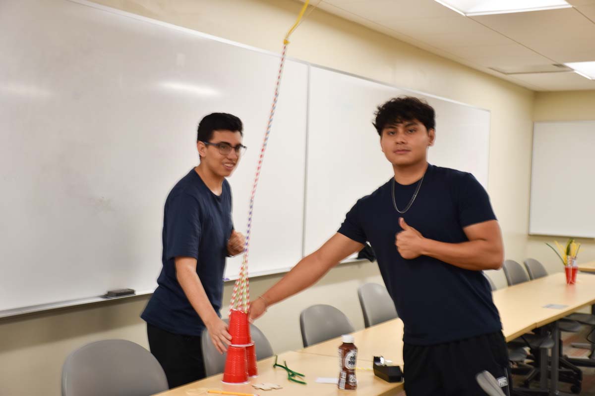 Students at Kickstart to Calculus Workshop.