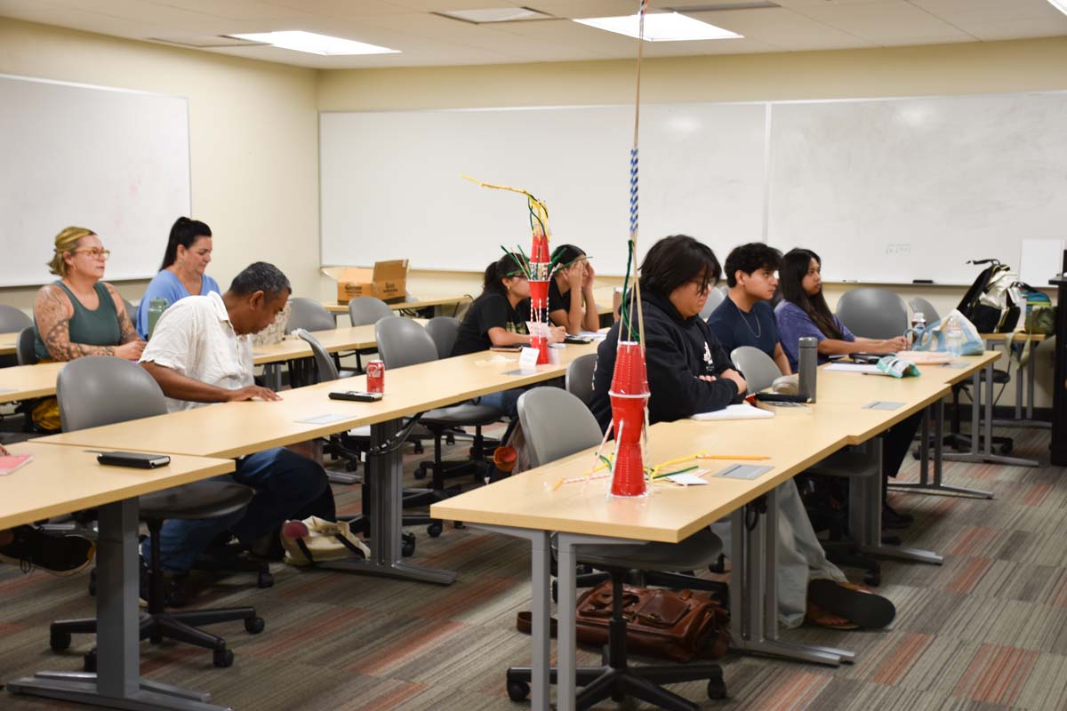 Students at Kickstart to Calculus Workshop.