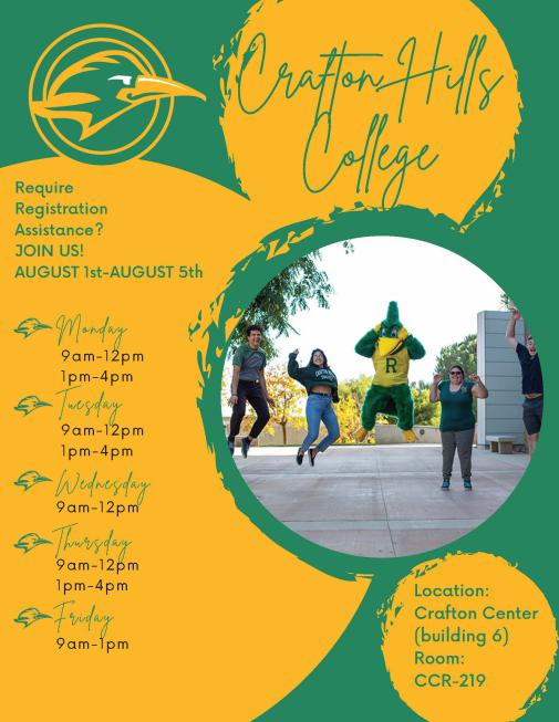 crafton hills registration