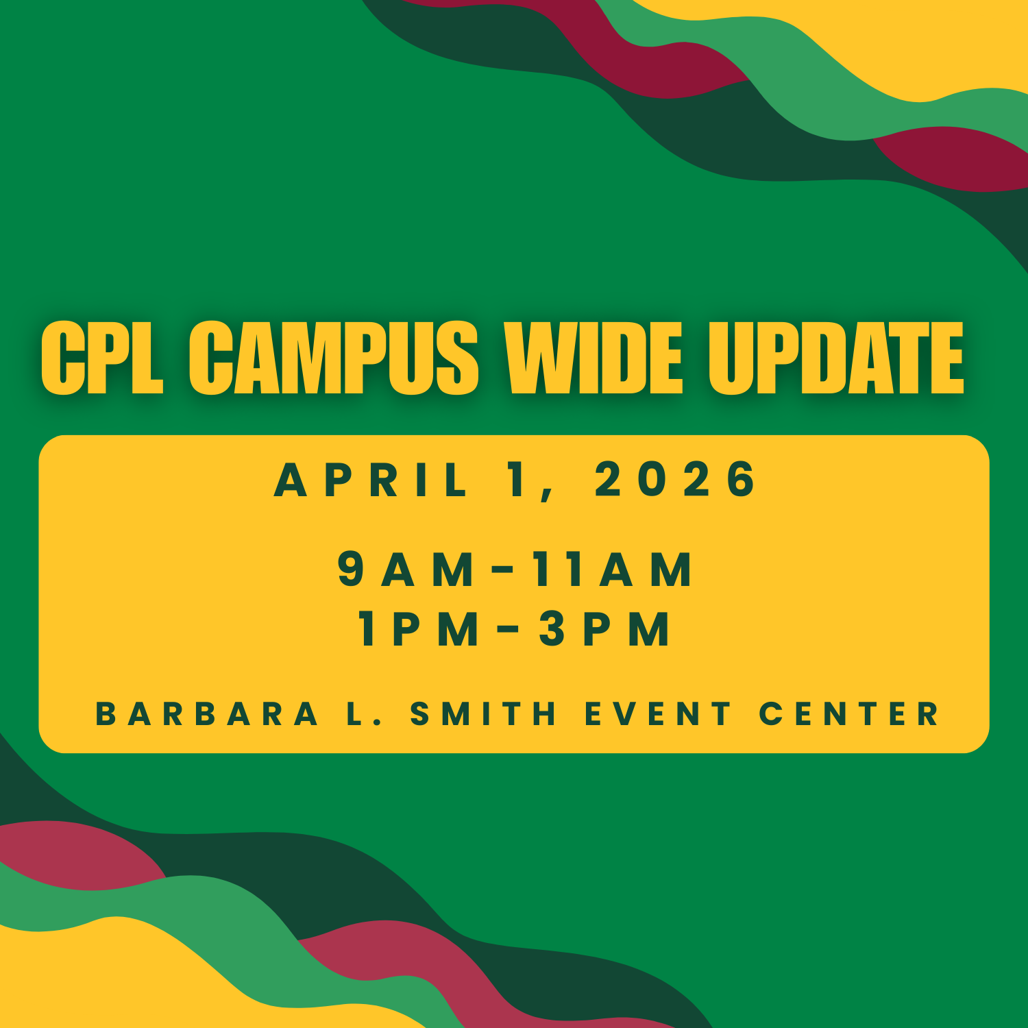 CPL Campus Wide Update 
