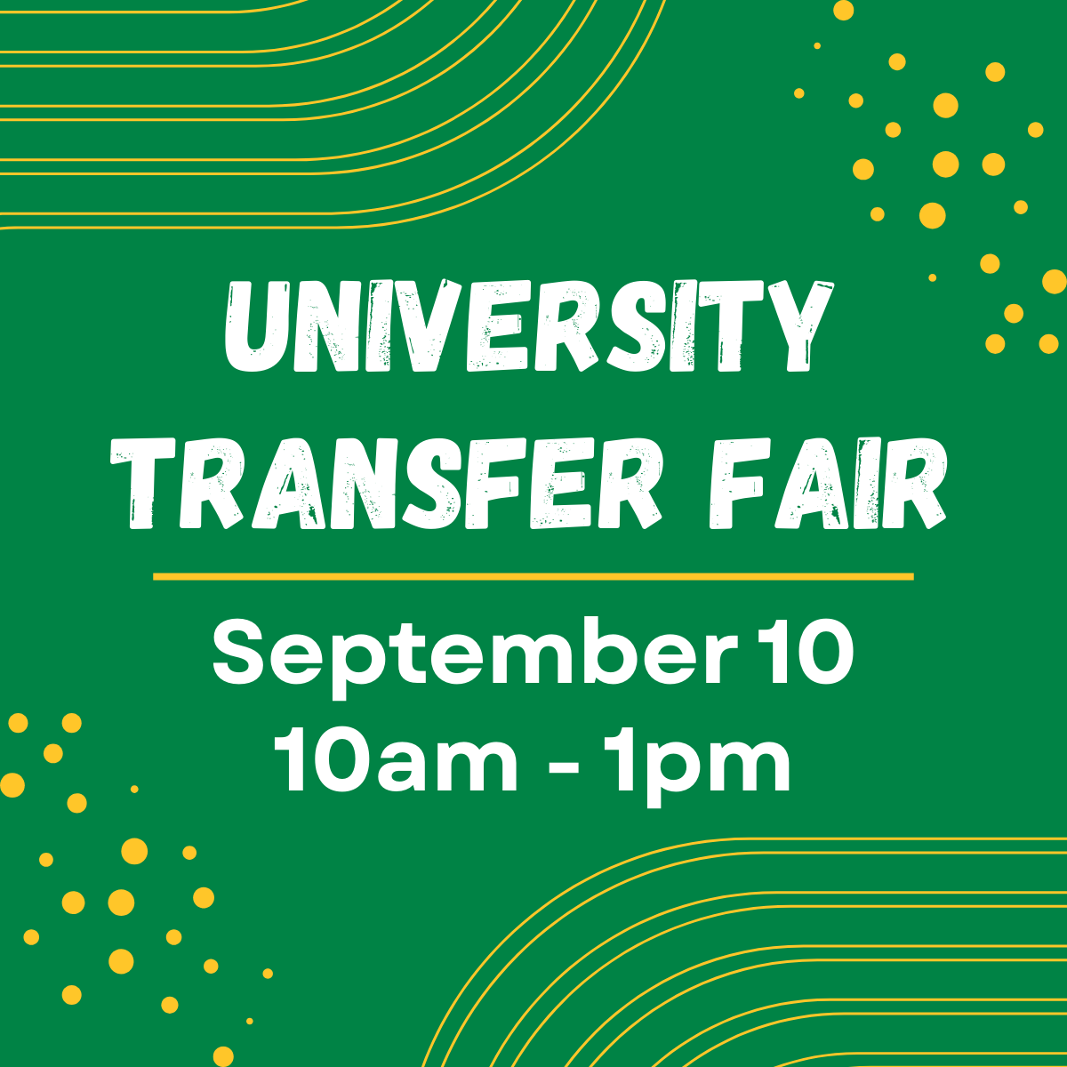 Transfer Fair September 10