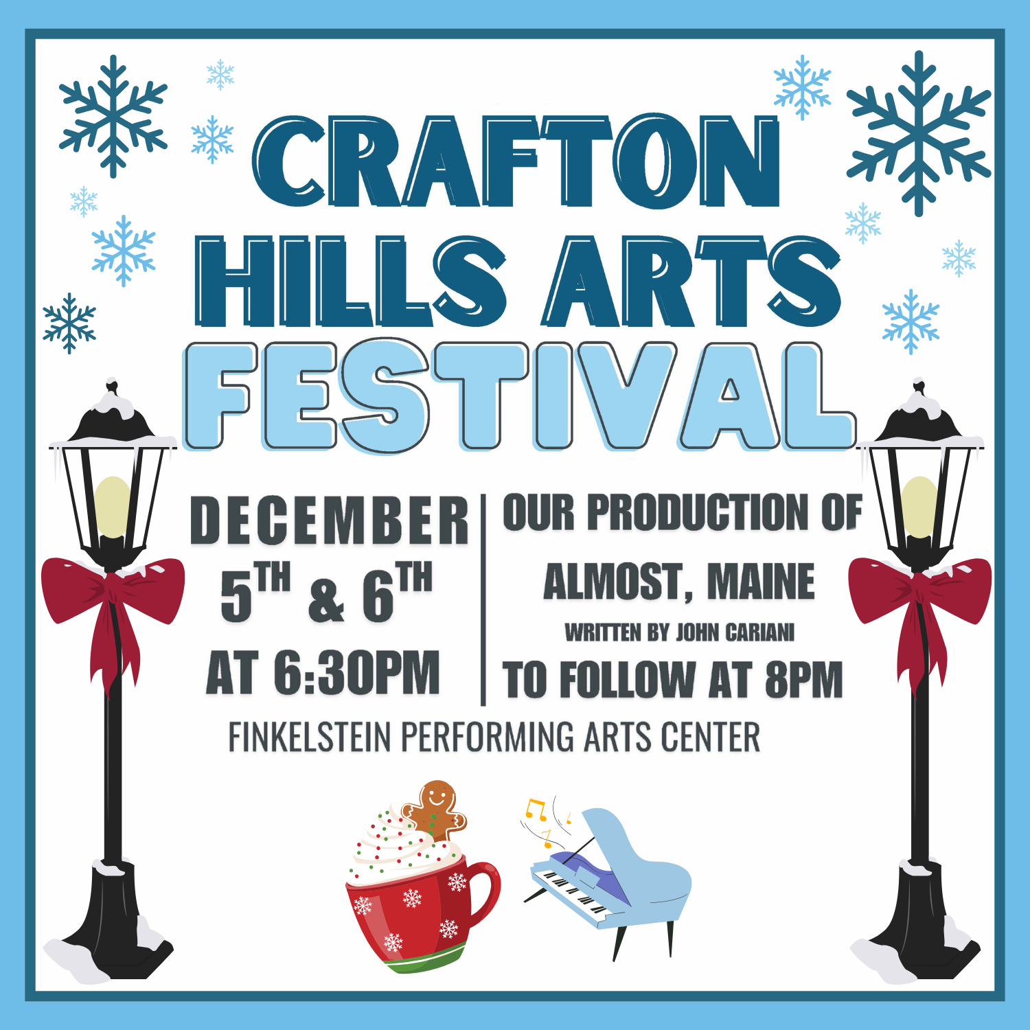 Crafton Hills Arts Festival December 5 and 6 at 6:30