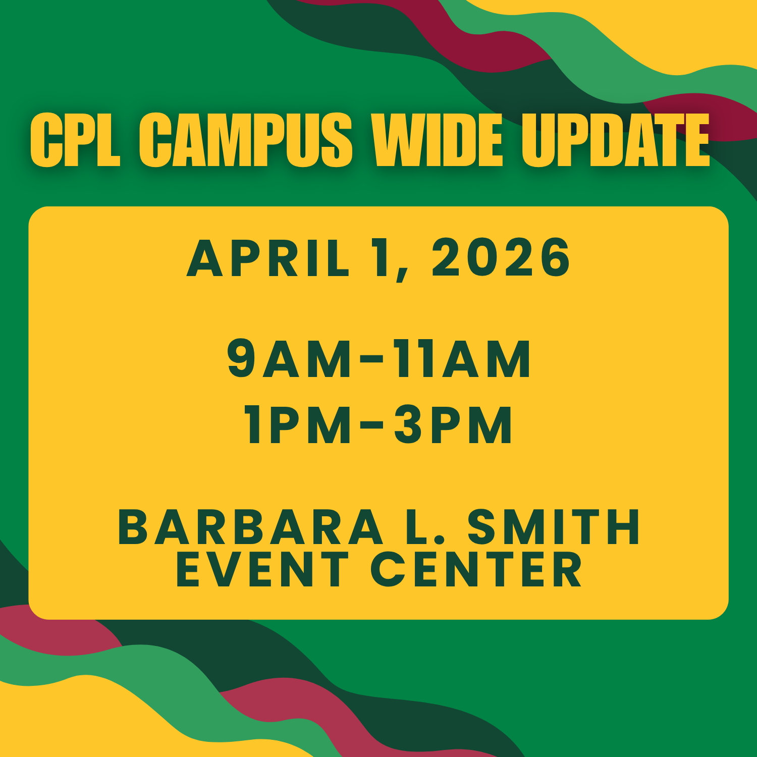 CPL Campus Wide Update 