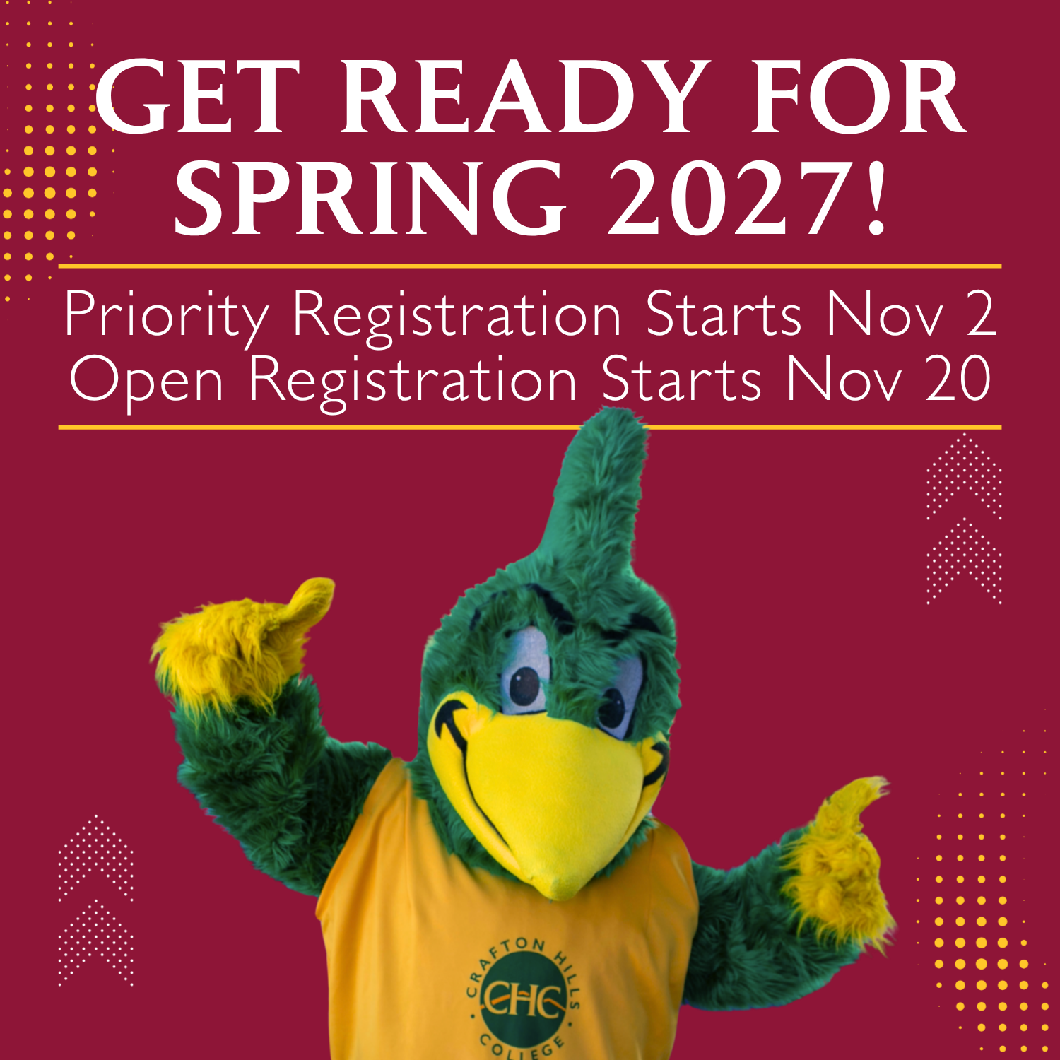 Get Ready for Spring 2027