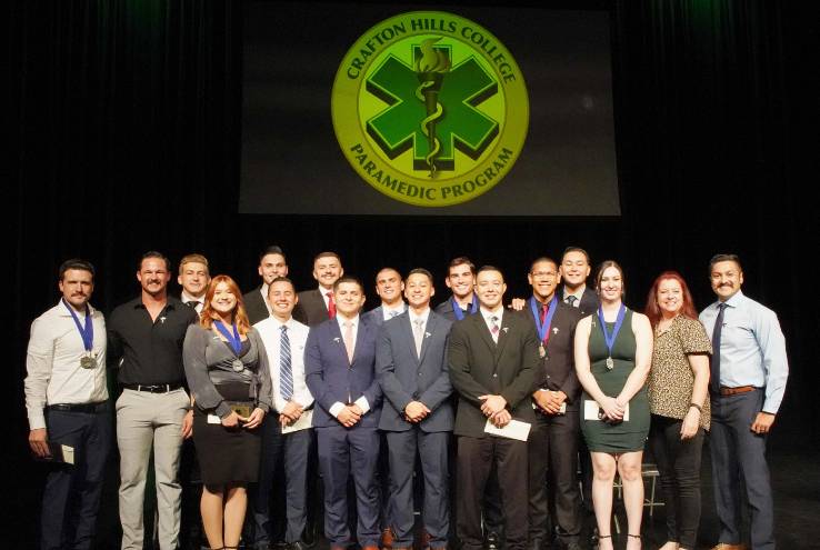 Crafton Hills College's Paramedic Class 97 Celebrates its 'Family' at Grad Ceremony