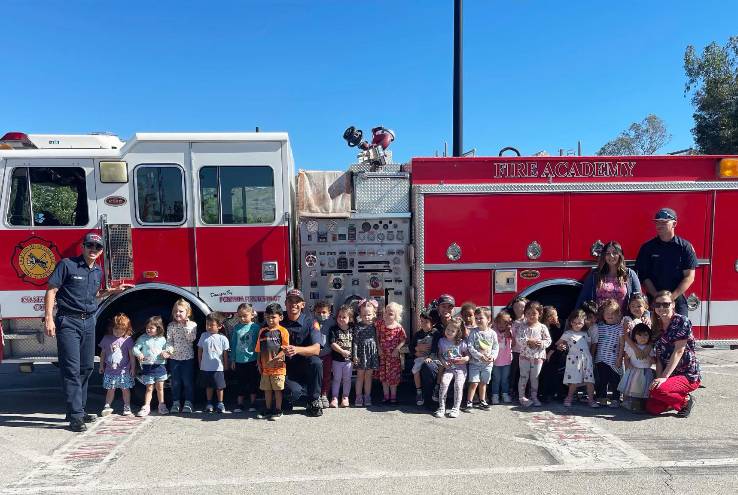 Children at Crafton Hills College's Child Development Center Learn about Safety