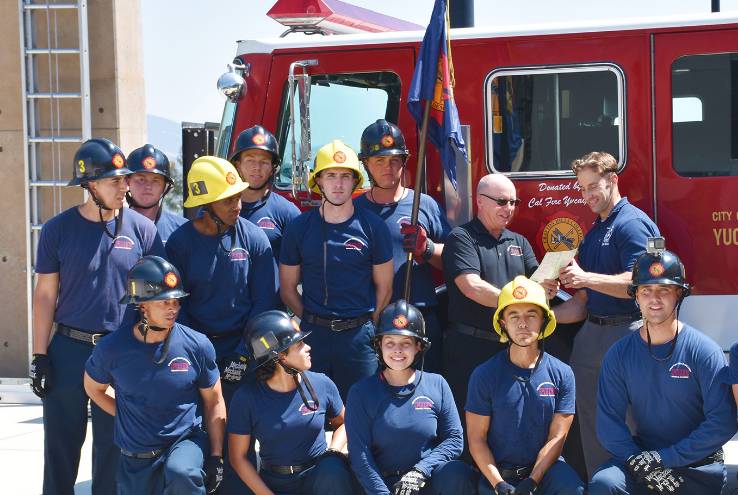 CHC Fire Academy Donates Engine to YHS