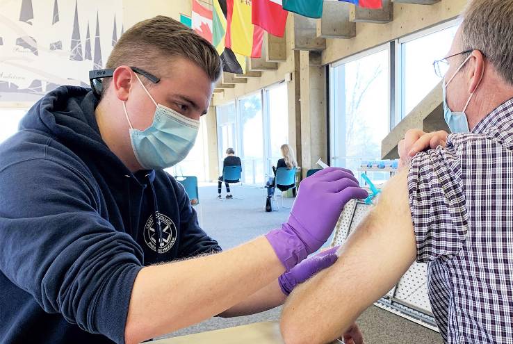 Fast Vaccine Clinic Felt Like a Gift at Crafton Hills College