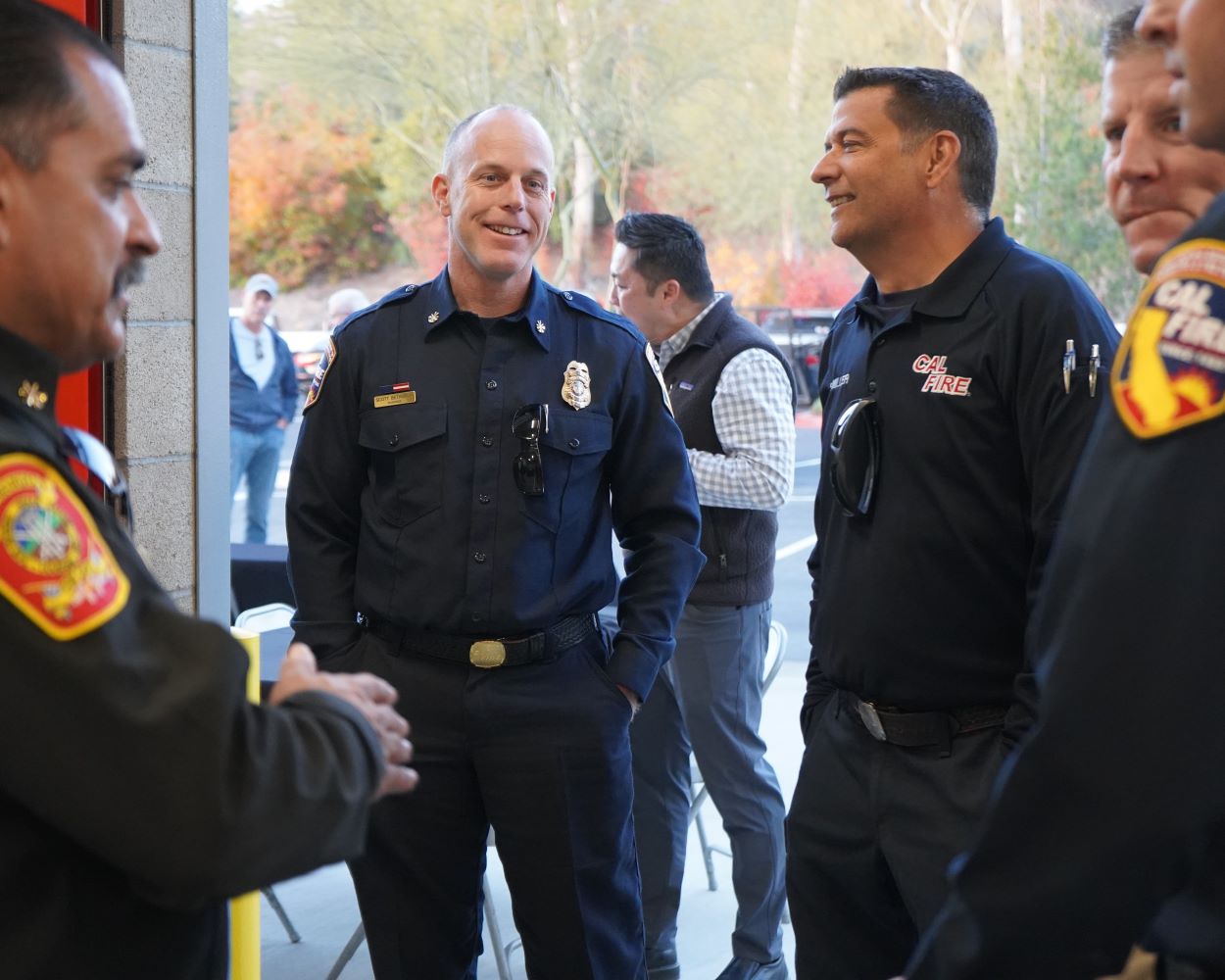 Fire Academy Alumni Attend Sneak Peek of Public Safety Training Center