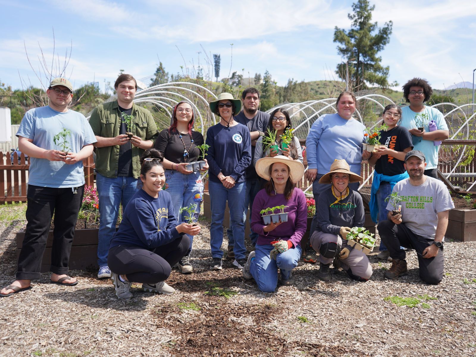 Volunteers at CHC Community Garden