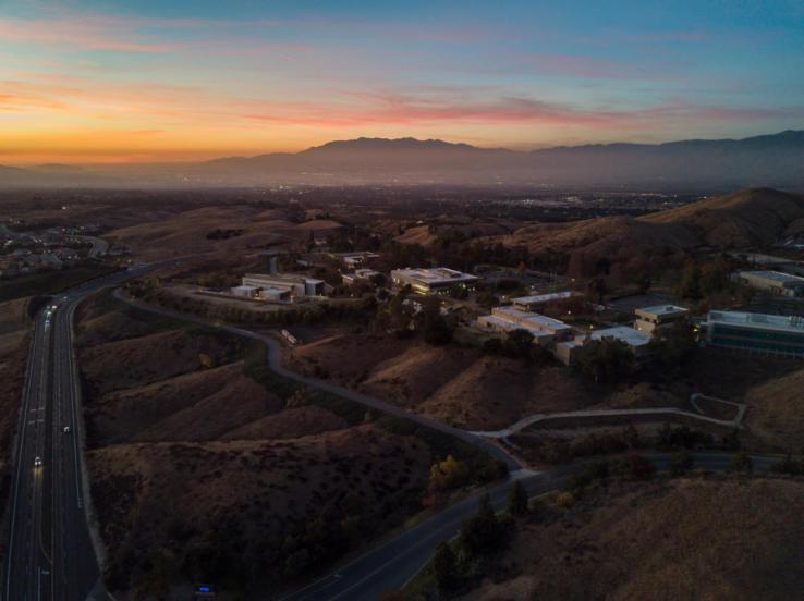 Campus aerial photo