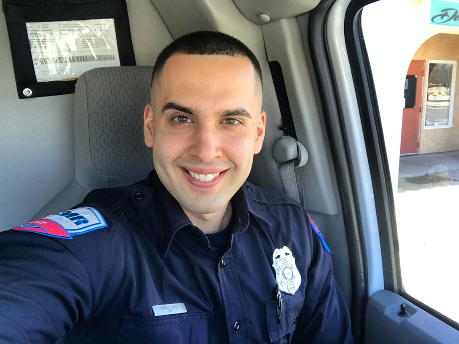 Gabriel Zavala, a Crafton Hills College paramedic student