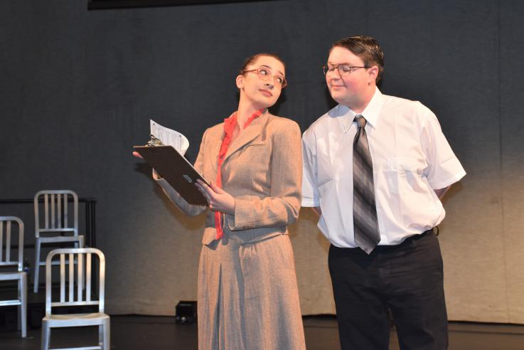 Crafton Theatre students Henry Sigman and Esther Udvardi