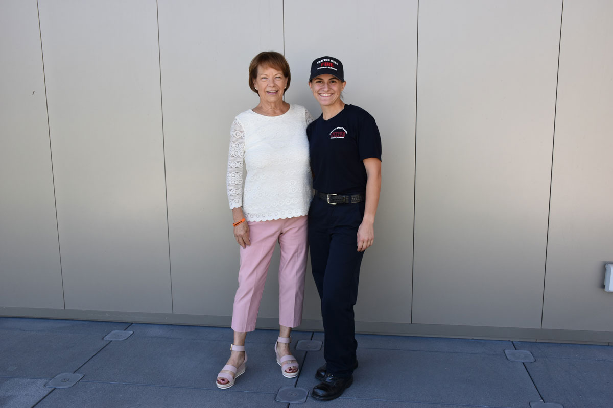 Margie Orland and Grace Shumate