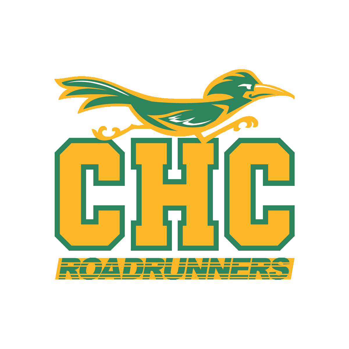 Athletics mascot CHC Roadrunners - color