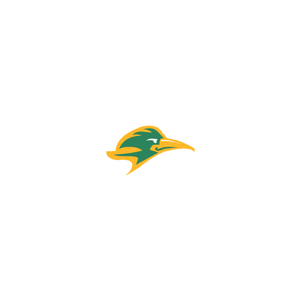 Athletics mascot head - color