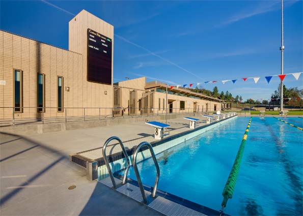 the pool