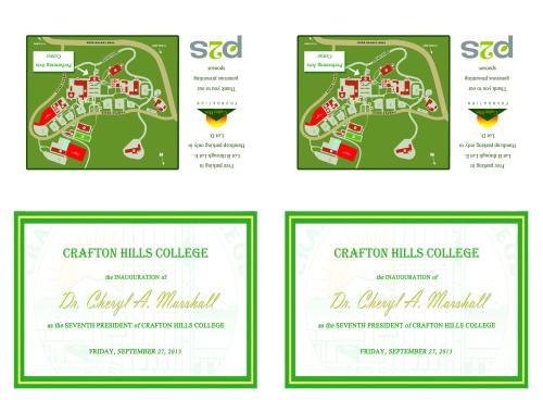 Invitation front and back