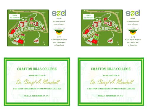 Invitation front and back