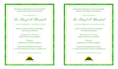 Invitation inside